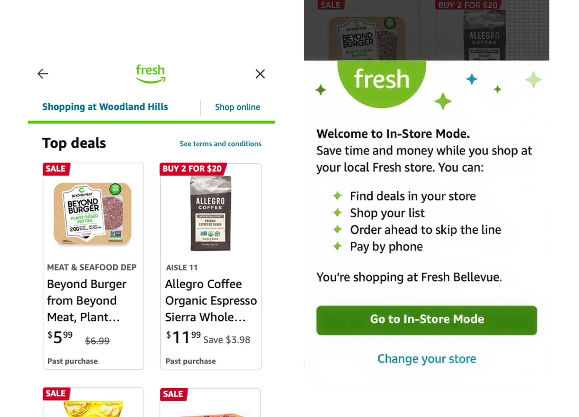 Amazon Fresh App